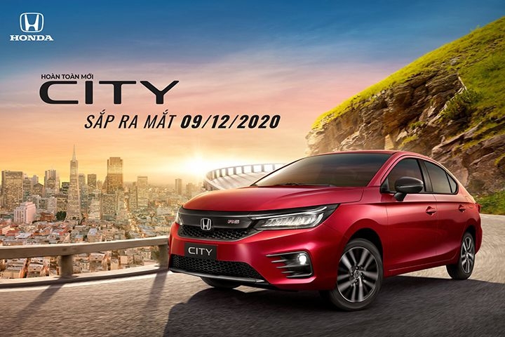 Honda City thế hệ thứ 5 sắp ra mắt thị trường Việt Nam
